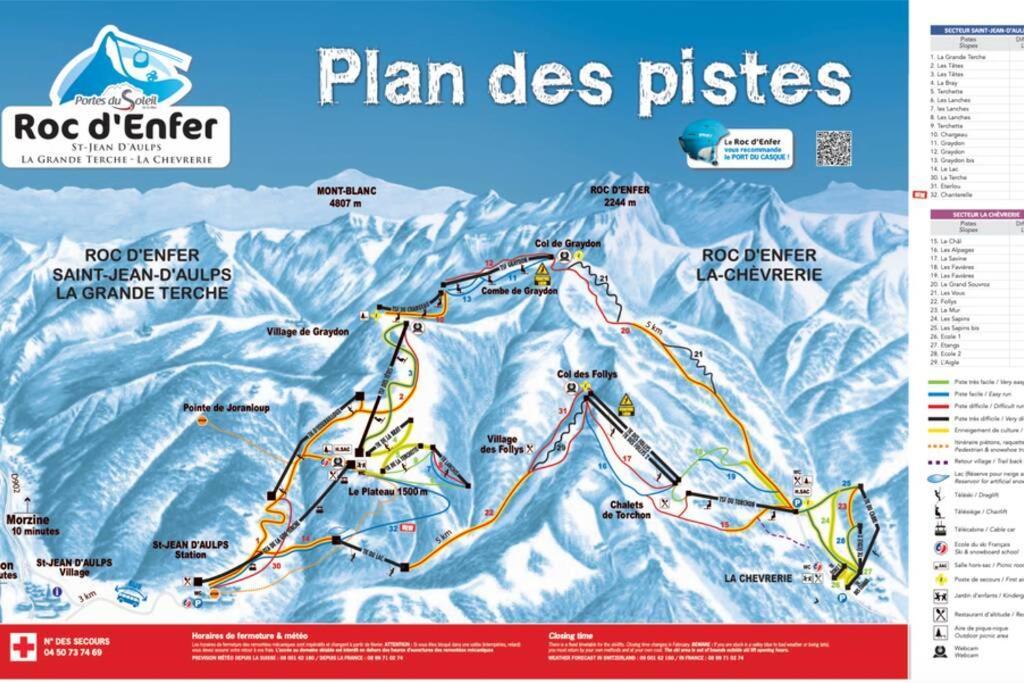 Le Pied Des Pistes A13, Joli Studio Tout Confort 4 Pers, Vue Vallee Imprenable, Draps Non Compris Saint-Jean-dʼAulps エクステリア 写真
