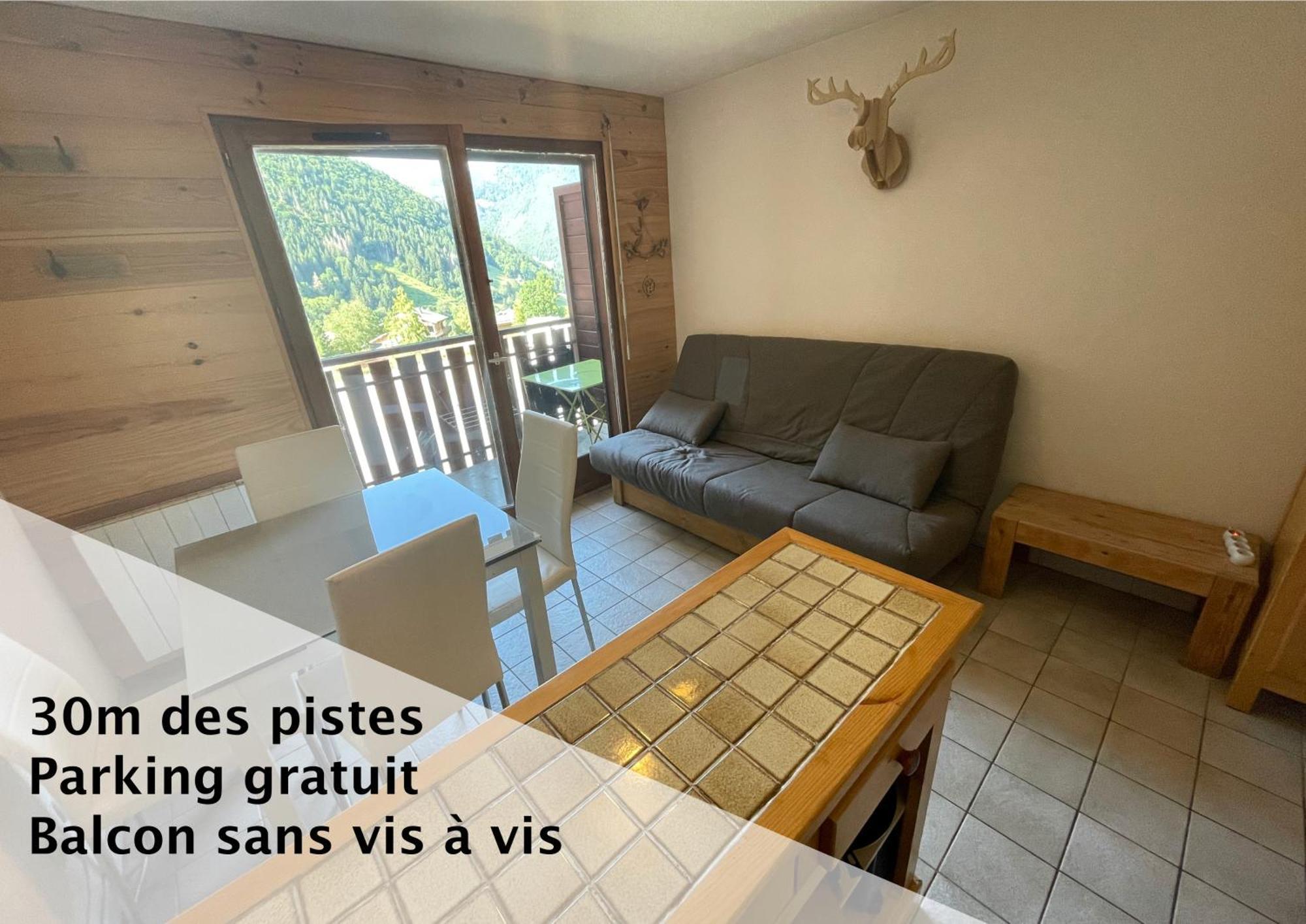 Le Pied Des Pistes A13, Joli Studio Tout Confort 4 Pers, Vue Vallee Imprenable, Draps Non Compris Saint-Jean-dʼAulps エクステリア 写真